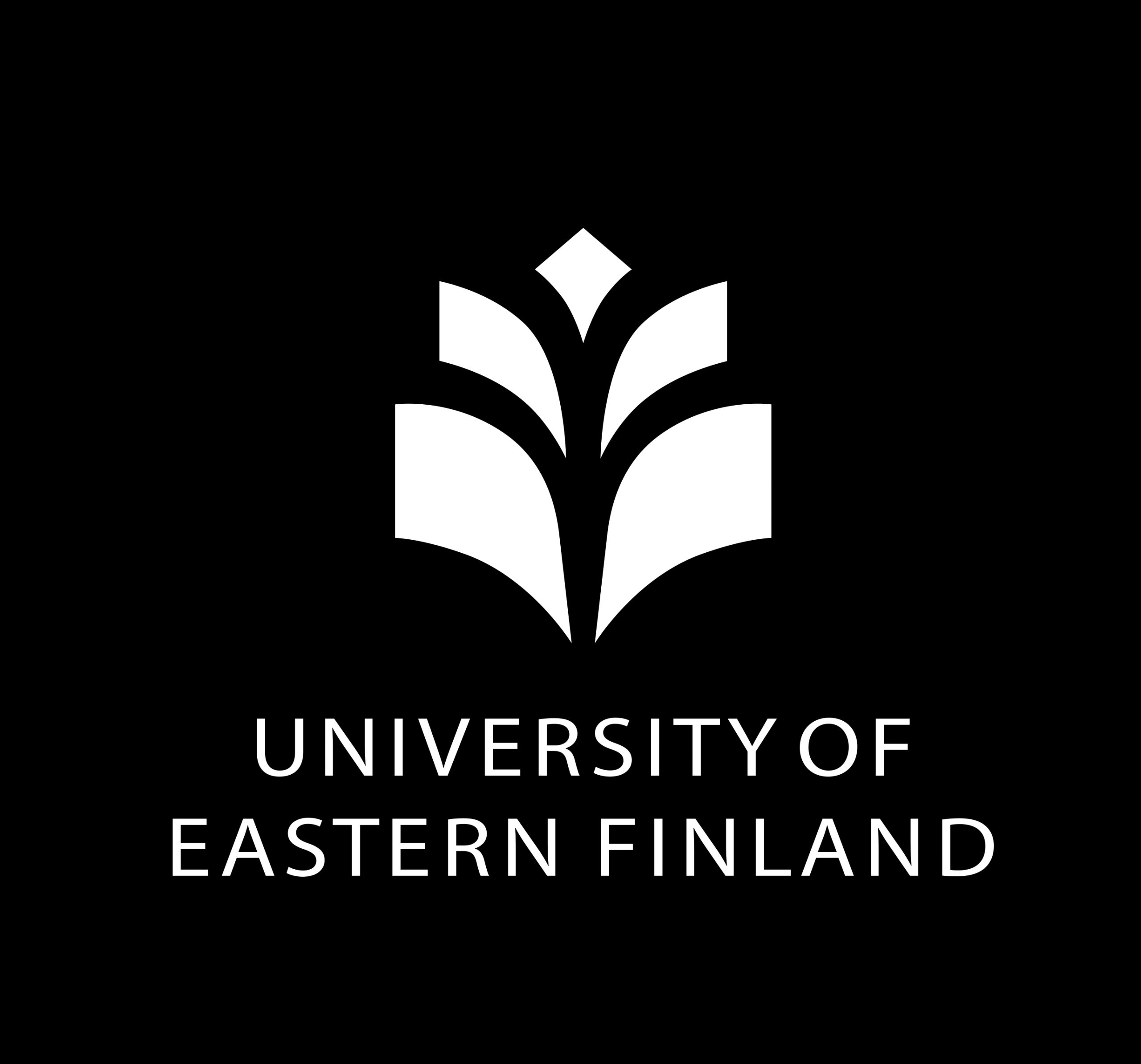 University of Eastern Finland logo on black background