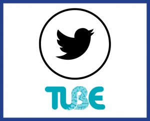 Twitter bird and text TUBE
